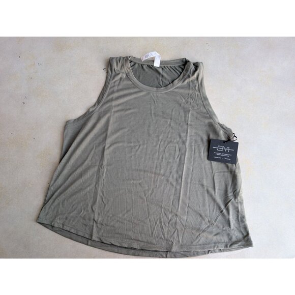 DYI Women's Core Tank Top Dark Lichen Green Size XL - Picture 8 of 8